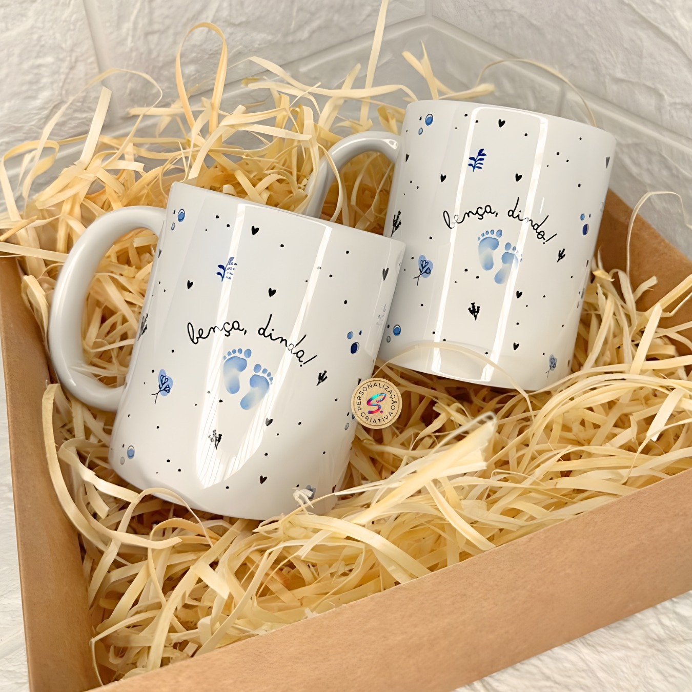 Kit Caneca Cerâmica